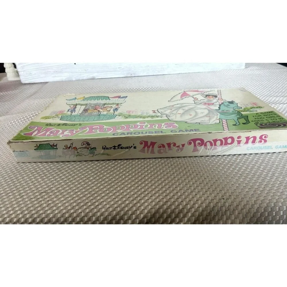 Replacement  Board  and Rule Vintage Wlat Disney Mary Poppins Game